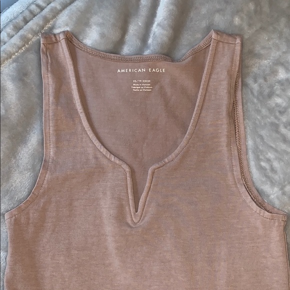 American Eagle Light Pink Tank Top - Picture 2 of 2